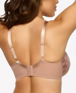 PARAMOUR Women's Lotus Embroidered Unlined Underwire Bra 8 PARAMOUR Women's Lotus Embroidered Unlined Underwire Bra -White Mark Shop 19883825 fpx