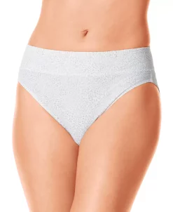 Warner's ® No Pinching No Problems® Tailored Hi-Cut 5138 -White Mark Shop 20067862 fpx