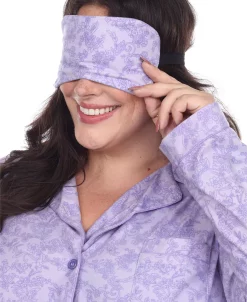 White Mark Plus Size Pajama Set, 3-Piece 12 White Mark Plus Size Pajama Set, 3-Piece -White Mark Shop 20143972 fpx