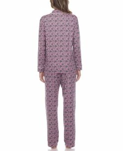 White Mark Omen's 2 Piece Long Sleeve Heart Print Pajama Set 12 White Mark Omen's 2 Piece Long Sleeve Heart Print Pajama Set -White Mark Shop 20245796 fpx