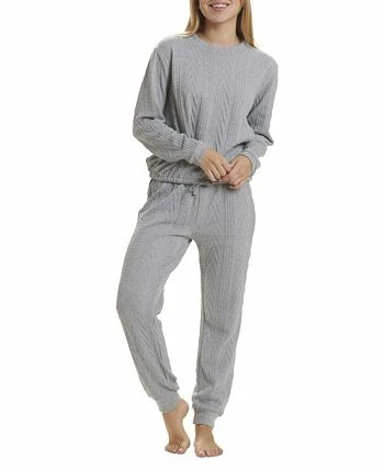 Splendid Women's Ellie Cable Knit 2 Piece Pajama Set 2 Splendid Women's Ellie Cable Knit 2 Piece Pajama Set - Image 2