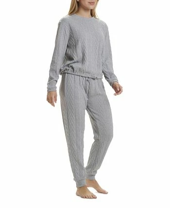 Splendid Women's Ellie Cable Knit 2 Piece Pajama Set 3 Splendid Women's Ellie Cable Knit 2 Piece Pajama Set - Image 3