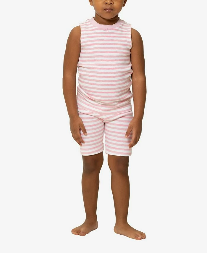 Pajamas For Peace Little Boys And Girls Petal Stripe 2-Piece Matching Family Pajama Set 1 Pajamas For Peace Little Boys And Girls Petal Stripe 2-Piece Matching Family Pajama Set