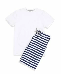 Pajamas For Peace Nautical Stripe Neutral Men's 2-Piece Pajama Set 7 Pajamas For Peace Nautical Stripe Neutral Men's 2-Piece Pajama Set -White Mark Shop 20345972 fpx