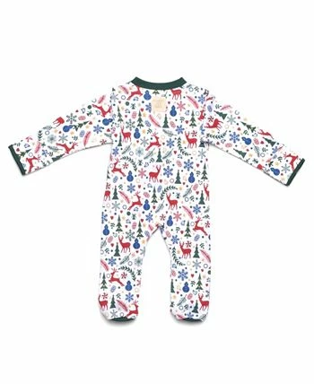 Pajamas For Peace Christmas Peace Baby Boys And Girls Coveralls 2 Pajamas For Peace Christmas Peace Baby Boys And Girls Coveralls - Image 2