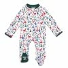 Pajamas For Peace Christmas Peace Baby Boys And Girls Coveralls