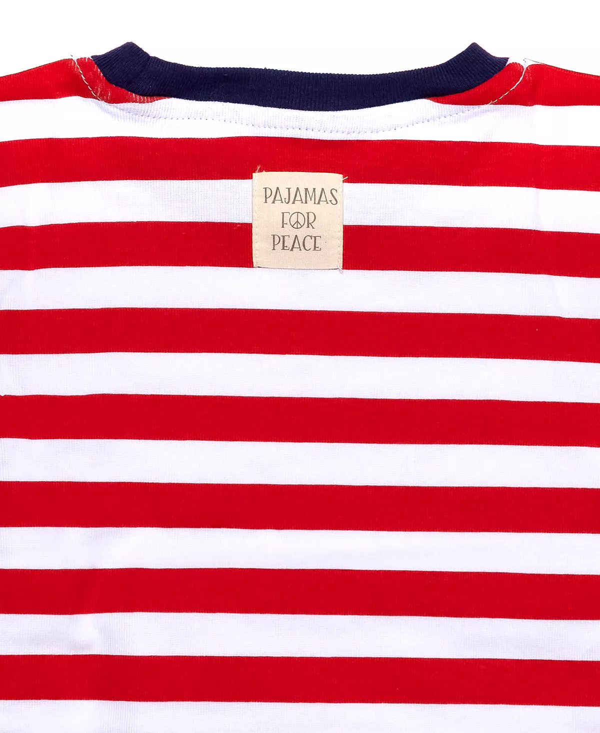 Pajamas For Peace Love Stripe Toddler Boys And Girls 2-Piece Pajama Set 3 Pajamas For Peace Love Stripe Toddler Boys And Girls 2-Piece Pajama Set - Image 3
