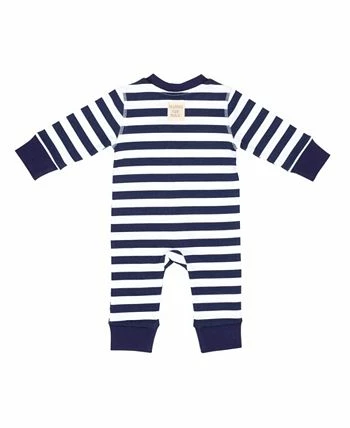 Pajamas For Peace Nautical Stripe Baby Boys And Girls Coveralls 2 Pajamas For Peace Nautical Stripe Baby Boys And Girls Coveralls - Image 2