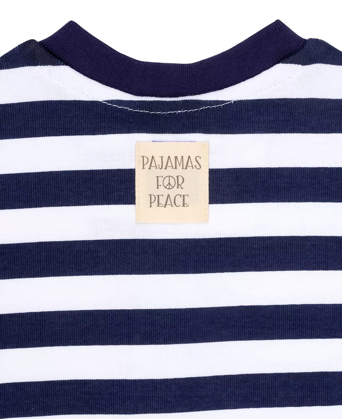 Pajamas For Peace Nautical Stripe Baby Boys And Girls Coveralls 3 Pajamas For Peace Nautical Stripe Baby Boys And Girls Coveralls - Image 3