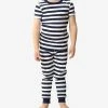 Pajamas For Peace Nautical Stripe Baby Boys And Girls 2-Piece Pajama Set