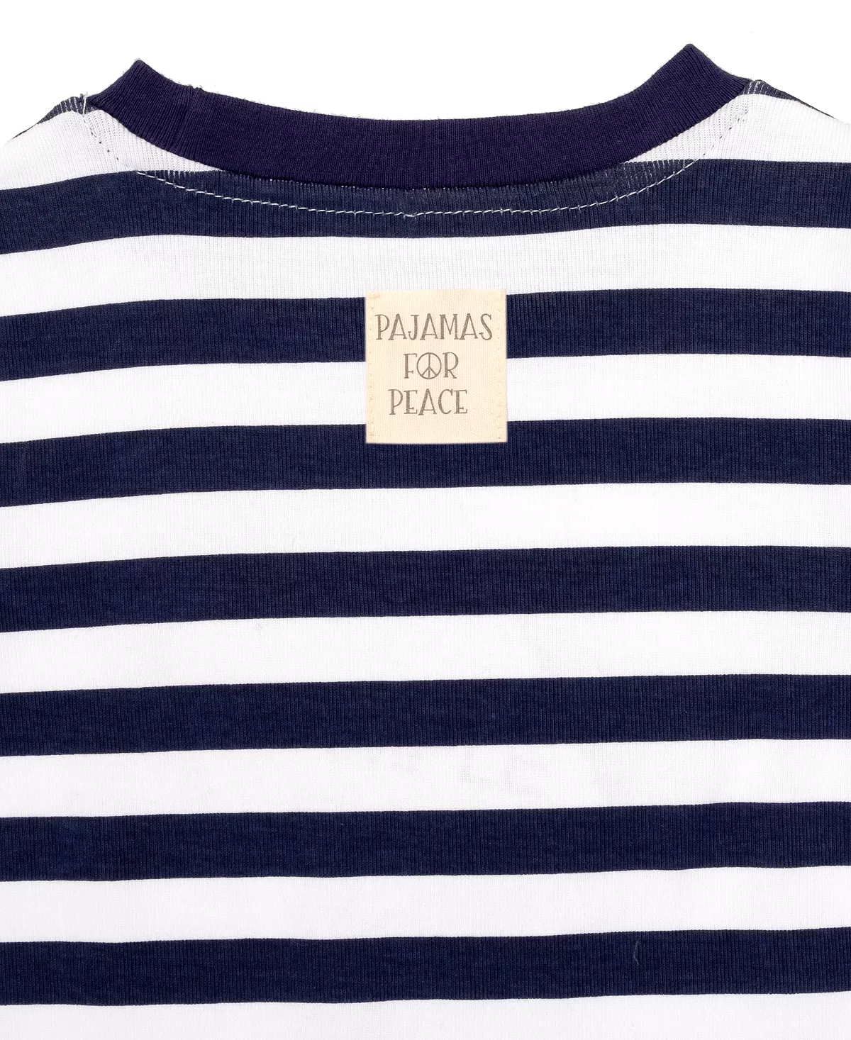 Pajamas For Peace Nautical Stripe Toddler Boys And Girls 2-Piece Pajama Set 3 Pajamas For Peace Nautical Stripe Toddler Boys And Girls 2-Piece Pajama Set - Image 3