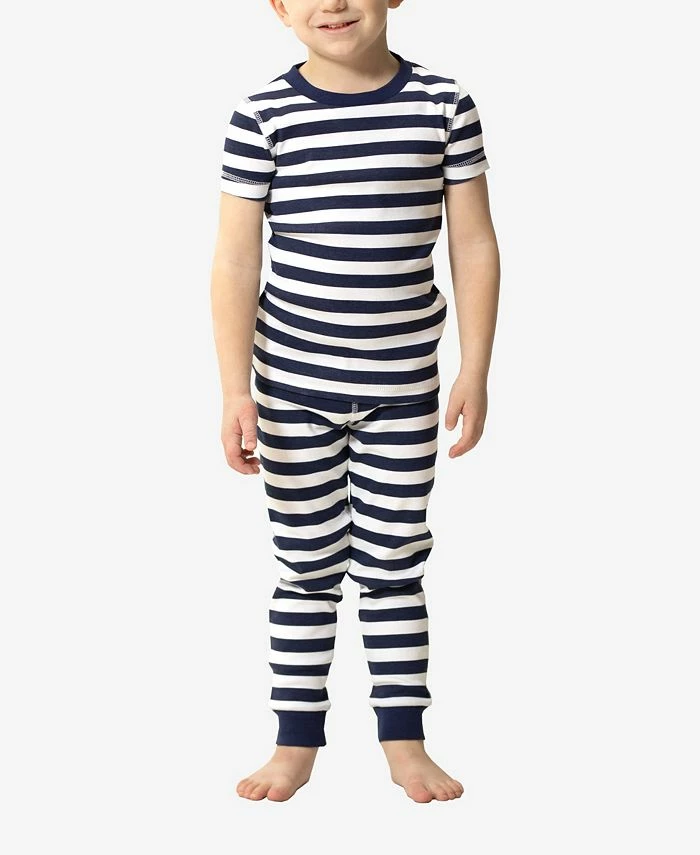 Pajamas For Peace Nautical Stripe Little Boys And Girls 2-Piece Pajama Set 1 Pajamas For Peace Nautical Stripe Little Boys And Girls 2-Piece Pajama Set