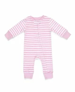 Pajamas For Peace Tal Stripe Baby Boys And Girls Coveralls