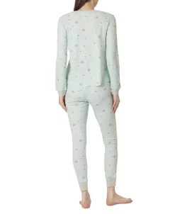 Splendid Women's Sweet Dreams Thermal Pajama Set -White Mark Shop 20360051 fpx
