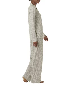 Splendid Women's Pillow Soft Long Sleeve Pajama Set -White Mark Shop 20360082 fpx