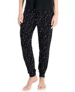 Jenni Printed Jogger Pajama Pants, Created For Macy's -White Mark Shop 20382936 fpx