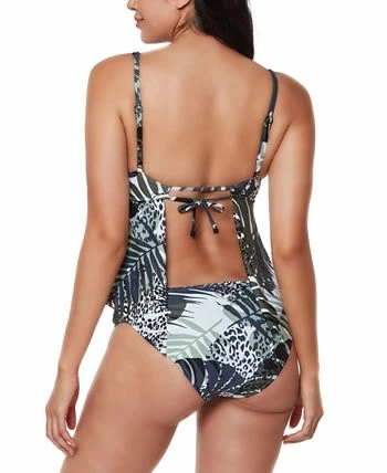 Bar III Moody Tropics Hanky Tankini Top, Created For Macy's 2 Bar III Moody Tropics Hanky Tankini Top, Created For Macy's - Image 2