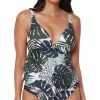 Bar III Moody Tropics Hanky Tankini Top, Created For Macy's
