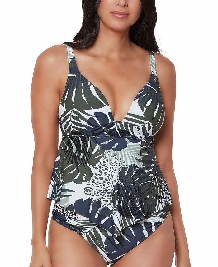 Bar III Moody Tropics Hanky Tankini Top, Created For Macy's 1 Bar III Moody Tropics Hanky Tankini Top, Created For Macy's