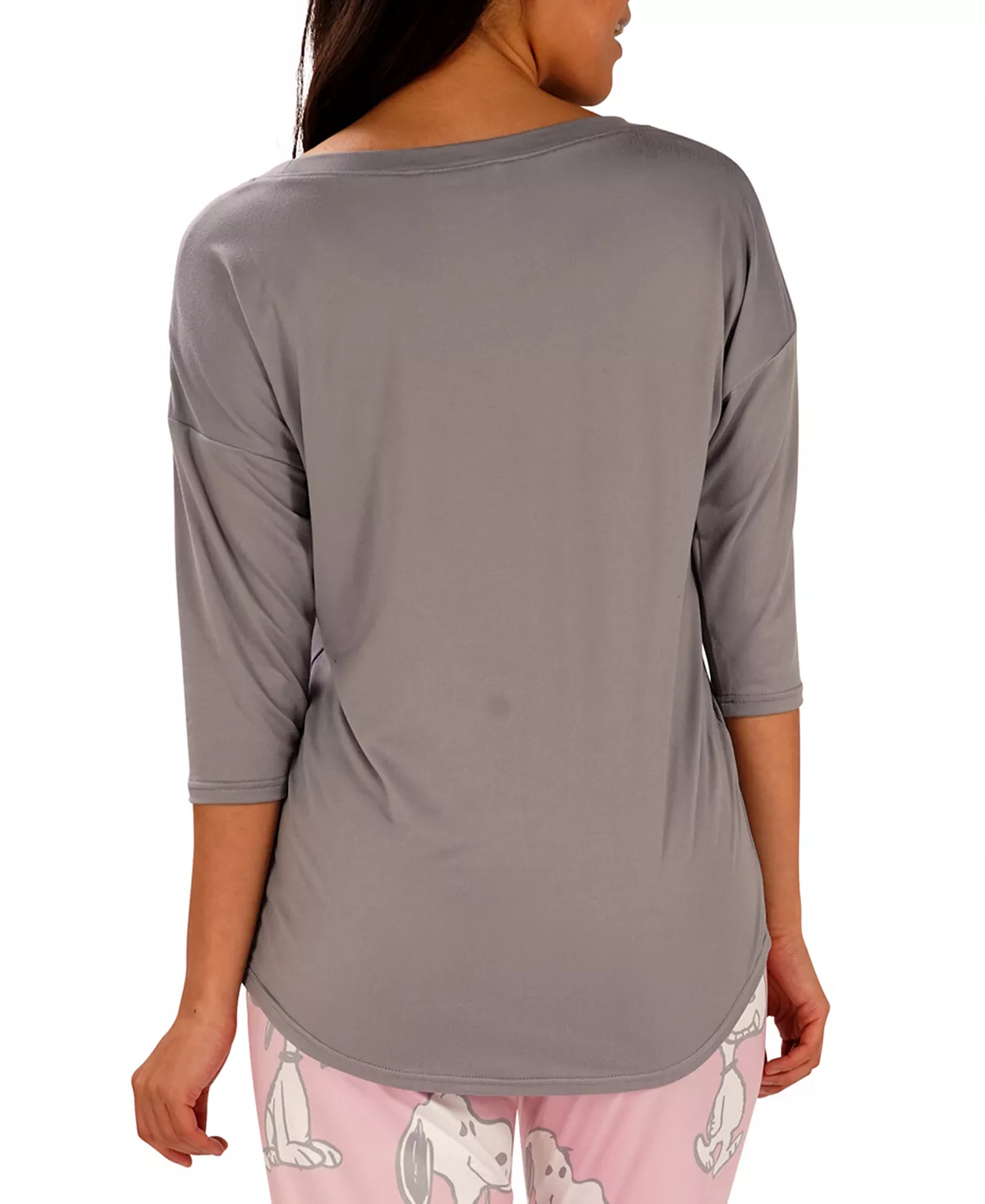 Munki Munki Peanuts Snoopy & Woodstock Pajama T-Shirt 2 Munki Munki Peanuts Snoopy & Woodstock Pajama T-Shirt - Image 2