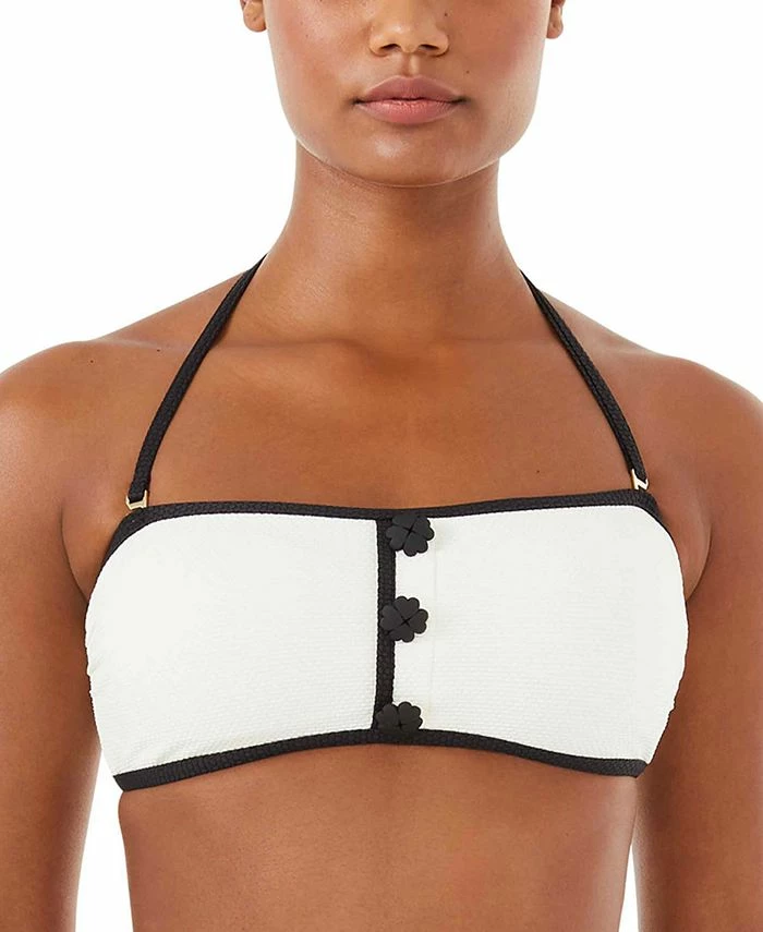 Kate Spade New York Embellished Bandeau Bikini Top 1 Kate Spade New York Embellished Bandeau Bikini Top