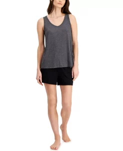 Alfani Solid Essential Sleep Tank Top, Created For Macy's 7 Alfani Solid Essential Sleep Tank Top, Created For Macy's -White Mark Shop 20649181 fpx