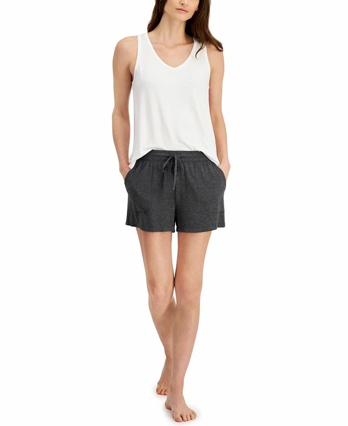 Alfani Super-Soft Essential Pajama Shorts, Created For Macy's 1 Alfani Super-Soft Essential Pajama Shorts, Created For Macy's