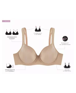 Bali Women's One Smooth U® Ultra Light Minimizer Underwire Bra DF3490 13 Bali Women's One Smooth U® Ultra Light Minimizer Underwire Bra DF3490 -White Mark Shop 20655141 fpx