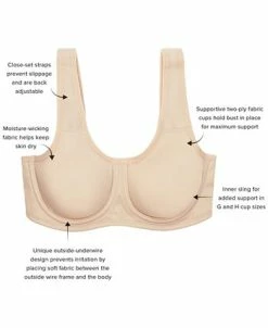 Wacoal Sport High-Impact Underwire Bra 855170, Up To I Cup -White Mark Shop 20700706 fpx