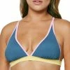 Jessica Simpson Chop & Change X-Back Full-Support Triangle Bra Bikini Top