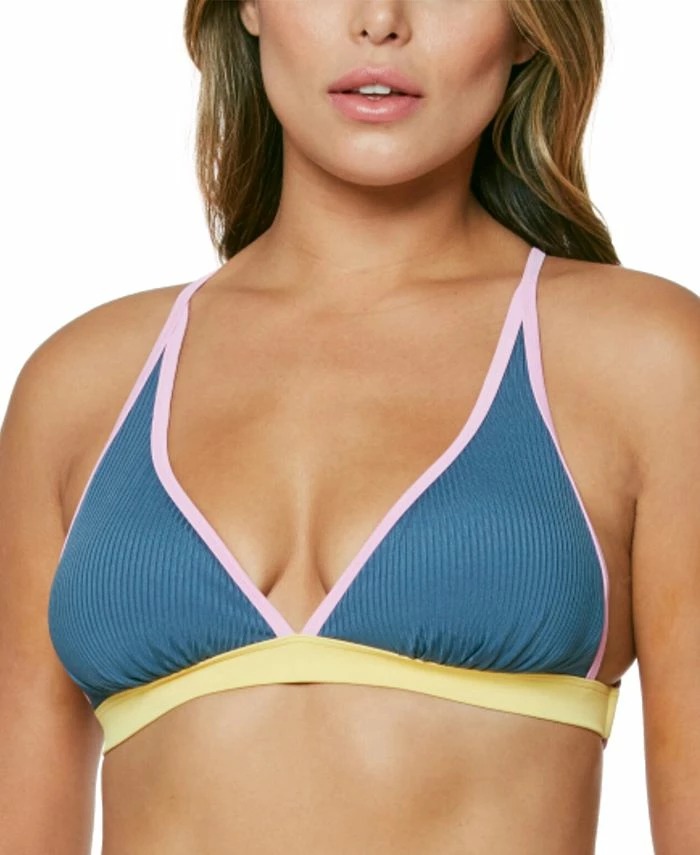 Jessica Simpson Chop & Change X-Back Full-Support Triangle Bra Bikini Top 1 Jessica Simpson Chop & Change X-Back Full-Support Triangle Bra Bikini Top