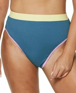 Jessica Simpson Chop & Change High-Waisted Bikini Bottoms