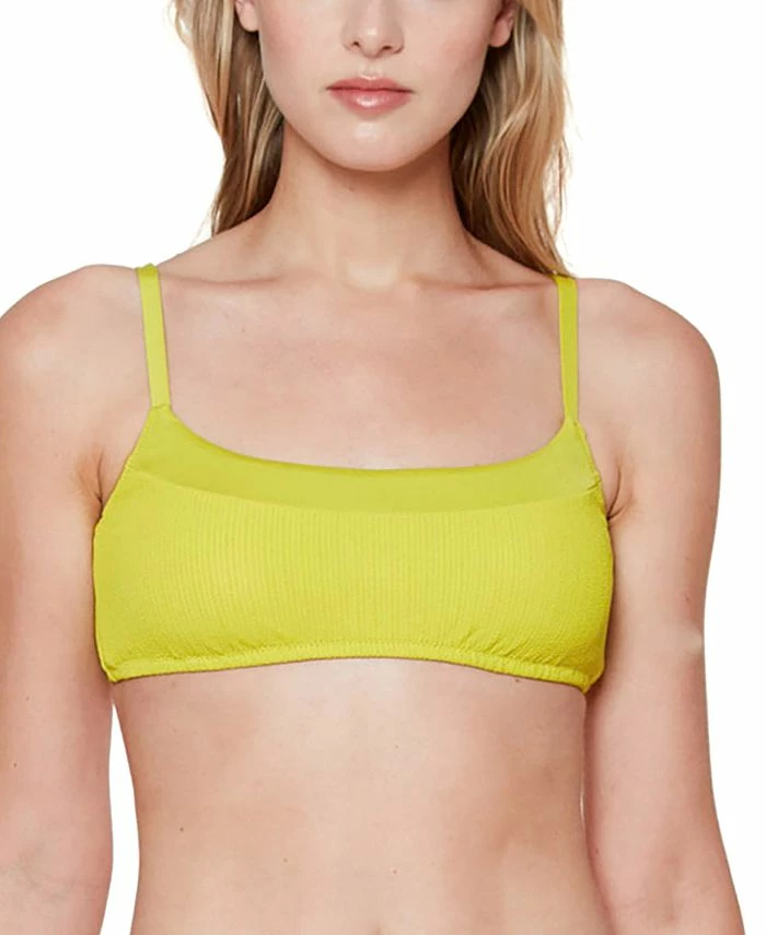 Sanctuary Dbar Solids Seamed Bralette Bikini Top 1 Sanctuary Dbar Solids Seamed Bralette Bikini Top
