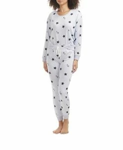 Tommy Hilfiger Women's Hacci Printed Pajama Pullover Pant Set 13 Tommy Hilfiger Women's Hacci Printed Pajama Pullover Pant Set -White Mark Shop 20768501 fpx