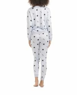Tommy Hilfiger Women's Hacci Printed Pajama Pullover Pant Set 16 Tommy Hilfiger Women's Hacci Printed Pajama Pullover Pant Set -White Mark Shop 20768527 fpx