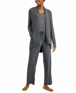 Alfani Sleep Wrap, Essential Sleep T-Shirt & Essential Sleep Pants, Created For Macy's