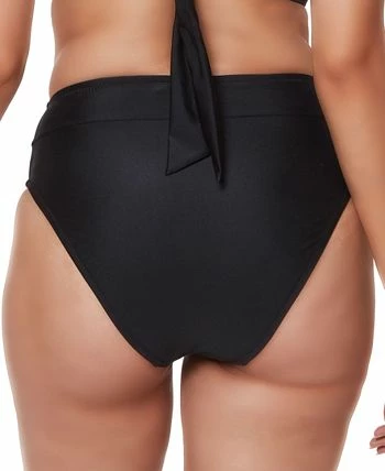 Bar III High-Rise High-Leg Bikini Briefs, Created For Macy's 2 Bar III High-Rise High-Leg Bikini Briefs, Created For Macy's - Image 2