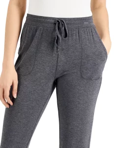 Alfani Heathered Essential Jogger Pants, Created For Macy's -White Mark Shop 21003331 fpx
