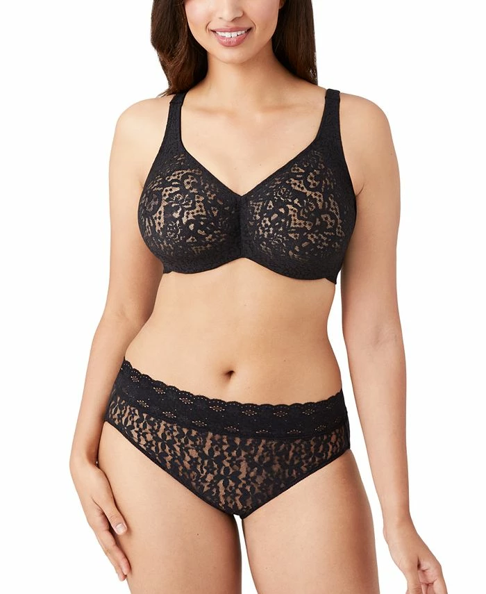 Wacoal Full Figure Halo Lace Bra 65547 4 Wacoal Full Figure Halo Lace Bra 65547 - Image 4