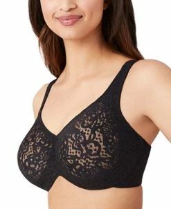 Wacoal Full Figure Halo Lace Bra 65547 14 Wacoal Full Figure Halo Lace Bra 65547 -White Mark Shop 21097170 fpx