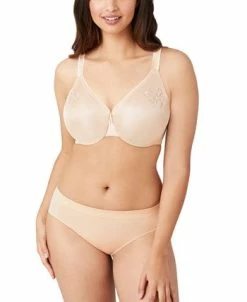 Wacoal Slimline Seamless Minimizer Bra 85154 -White Mark Shop 21097443 fpx