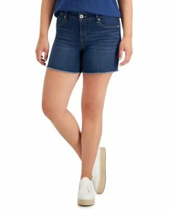 Style & Co Women's Distressed Frayed-Hem Shorts, Created For Macy's