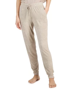 Alfani Women's Printed Jogger Pajama Pants, Created For Macy's -White Mark Shop 21185657 fpx