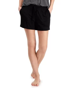 Alfani Super-Soft Essential Pajama Shorts, Created For Macy's 6 Alfani Super-Soft Essential Pajama Shorts, Created For Macy's -White Mark Shop 21223986 fpx