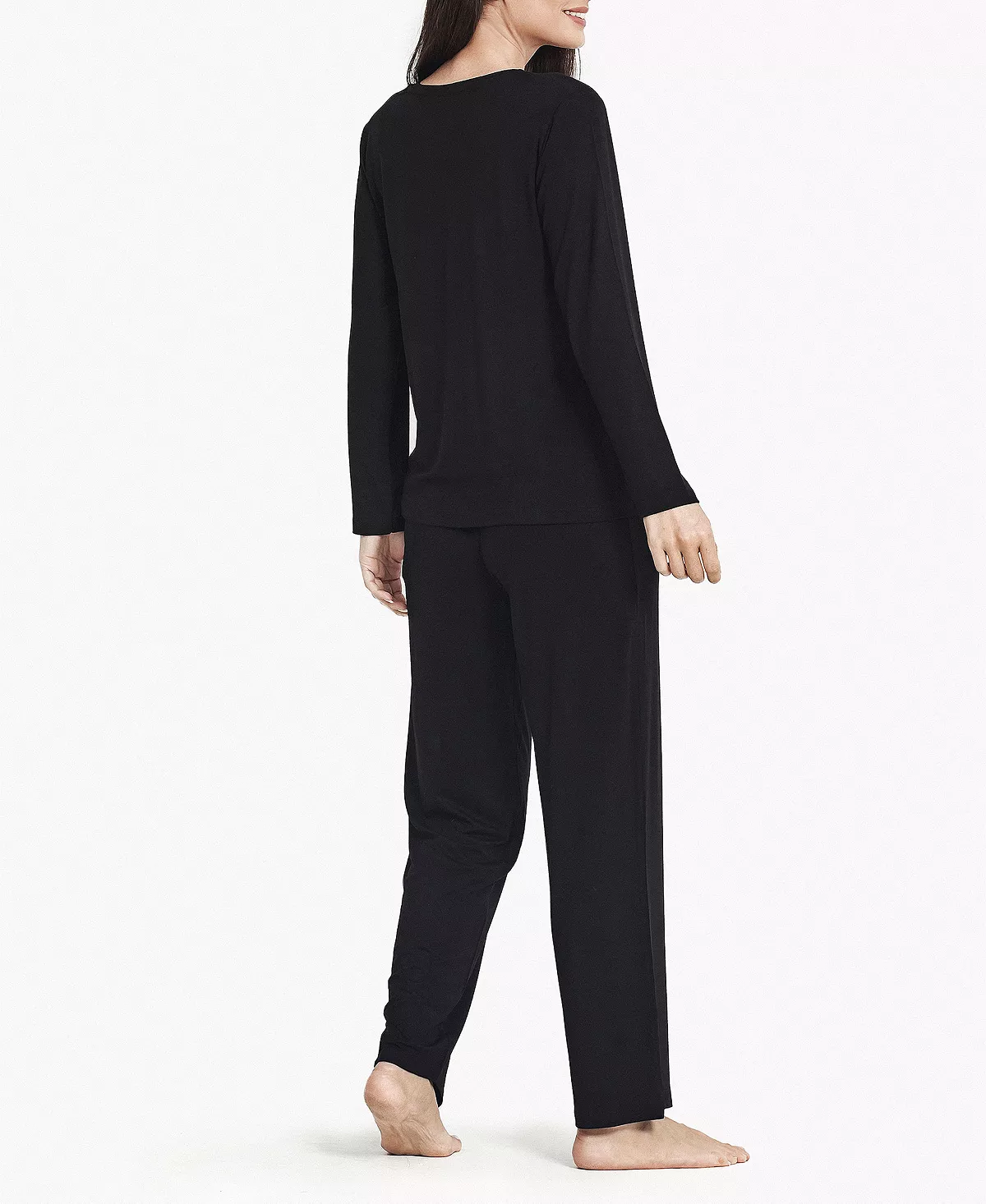 MOOD Pajamas Women's Lounge Ultra Soft Long-Sleeve Pajama Set 3 MOOD Pajamas Women's Lounge Ultra Soft Long-Sleeve Pajama Set - Image 3