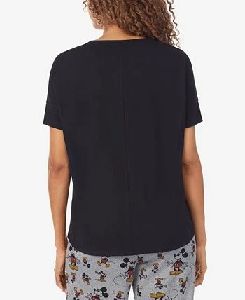 Disney Women's Mickey Mouse Printed Short-Sleeve Pajama Shirt 7 Disney Women's Mickey Mouse Printed Short-Sleeve Pajama Shirt - Image 7