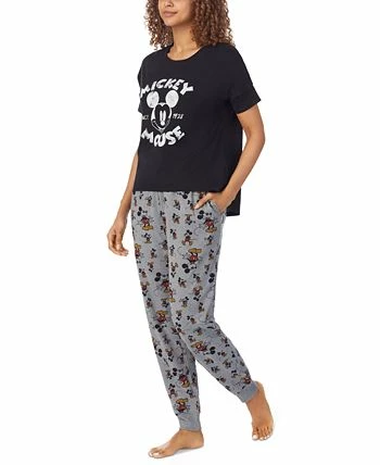Disney Women's Mickey Mouse Printed Short-Sleeve Pajama Shirt 8 Disney Women's Mickey Mouse Printed Short-Sleeve Pajama Shirt - Image 8