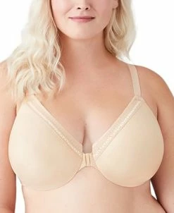 Wacoal Men's Perfect Primer Front-Close Underwire Bra 855313 -White Mark Shop 21361234 fpx