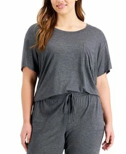Alfani Plus Size Pocket Sleep T-Shirt, Created For Macy's -White Mark Shop 21396513 fpx