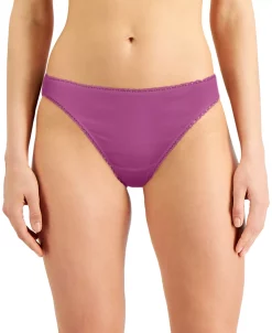 Charter Club Women's Everyday Cotton Bikini Underwear, Created For Macy's -White Mark Shop 21396685 fpx
